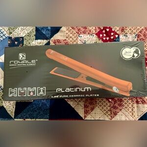 ORANGE Royale Genius Heating Element  1.25" Ceramic Plates Flat Iron NIB